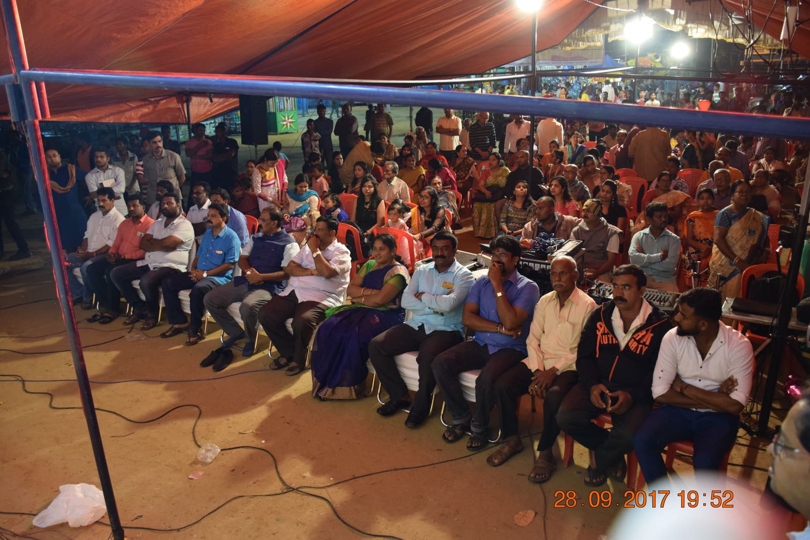 VBA members gathered for cultural programs at Durga Puja, 2017